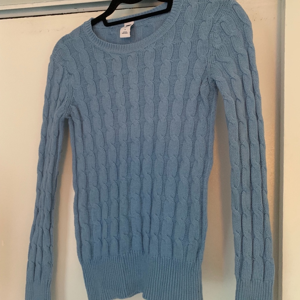 GAP Baby Blue Long Sleeve Sweater